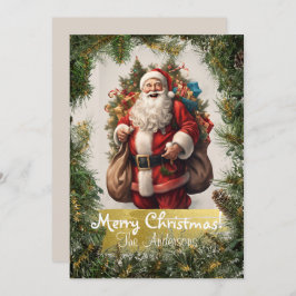 Navidades Santa 9 ¡Feliz Navidad! tarjeta de navid