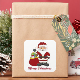 Navidades Santa agregar pegatina de mensajes