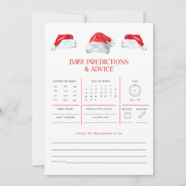 Navidades Santa Bebé Predicción Juego de Consejos