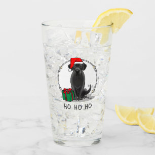 Navidades Santa Black Labrador Retriever Cute