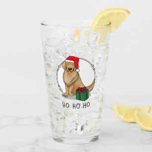 Navidades Santa Claus Golden Retriever Dog Cute