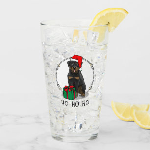 Navidades Santa Claus Gorra Rottweiler Dog Cute