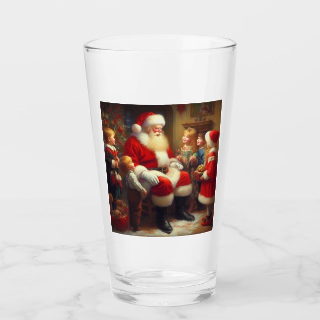 Navidades Santa con niños 3 (Anverso)