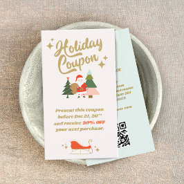 Navidades Santa descuento cupón promocional