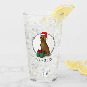Navidades Santa Hat Irish Setter Dog (rojo 1)