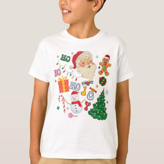Navidades Santa jolly Ho Ho Ho Ho Top