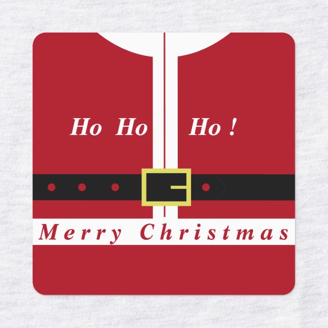 Navidades Santa Pegatinas (Diseño 3)