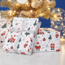 navidades santa regalo papeles de envoltura