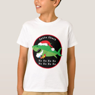 Navidades Santa Shark dicen camiseta