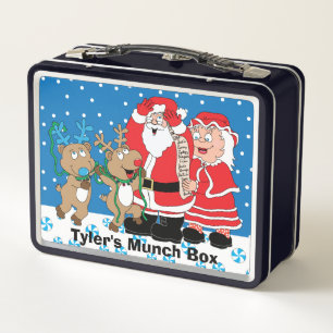Navidades Santa's List Light Tones Metalizado Lunc