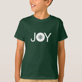 Navidades se alegran de la camiseta de niños verde