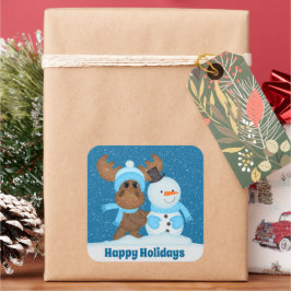 Navidades seleccionados moose agregar pegatina de