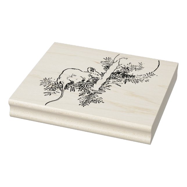 Navidades Sello de arte del ratón (Sello)