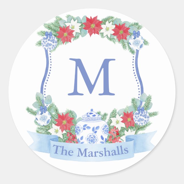 Navidades Sello para sobres tradicional de Escudo  (Anverso)