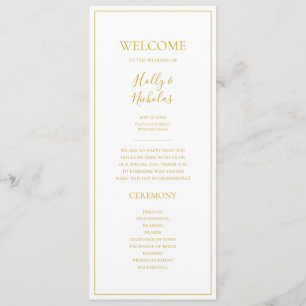 Navidades simples y elegantes   Programa de Boda B