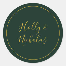 Navidades simples y elegantes | sellos para sobres