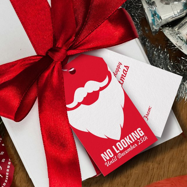 Navidades sin mirar la etiqueta de regalo gráfico  (Subido por el creador)