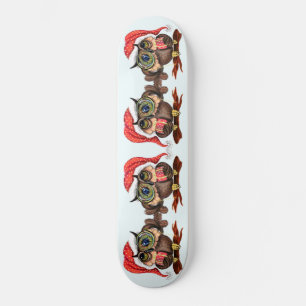 Navidades Skateboard Bebé Lechuza en Gorra y regal