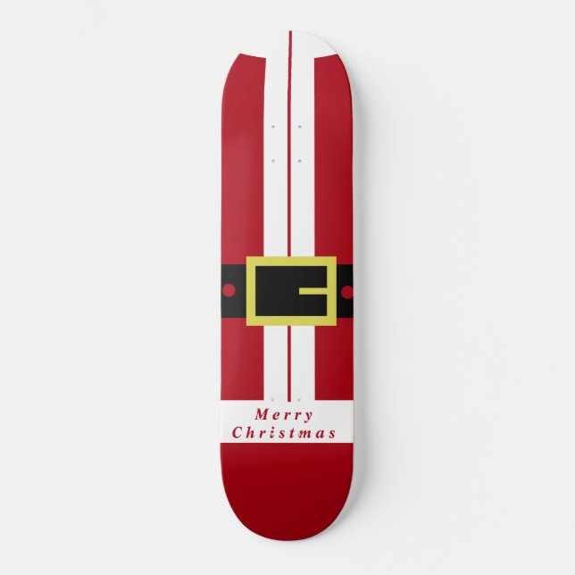 Navidades Skateboard Santa Gift (Anverso)