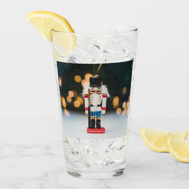 Navidades SlipperyOrnamento figurio nutcracker de  (Anverso (hielo))