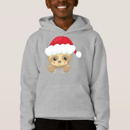Navidades Sloth, Corte Sloth, Santa Hat, Navidad