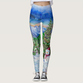 Navidades Snowman 2 - Leggings