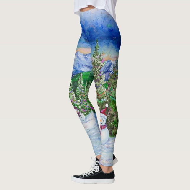 Navidades Snowman 2 - Leggings (Izquierda)