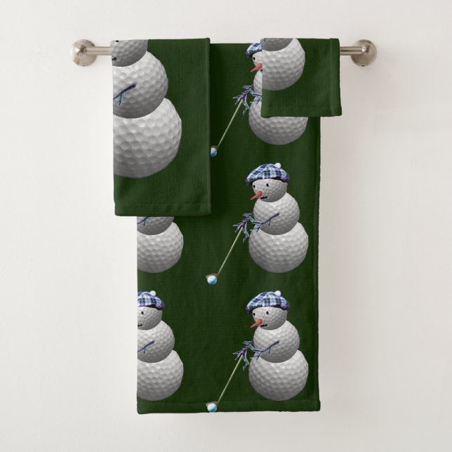 Navidades Snowman del Golf Ball (In situ)
