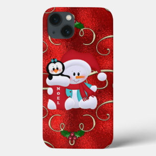 Navidades Snowman iPhone duro funda Xtreme