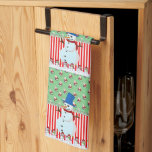 Navidades Snowman Kitchen Toallas<br><div class="desc">Toallas de cocina para navidades</div>