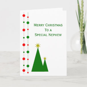 Navidades sobrinos con árboles de Navidad