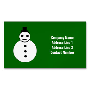 Navidades sonrientes Tarjetas de Personalizado Sno