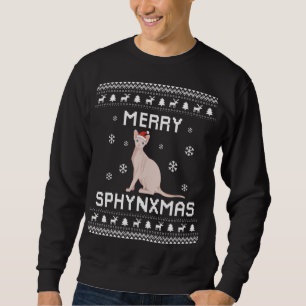 Navidades Sphynx Cat Lover Sphyn Sweater