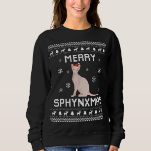 Navidades Sphynx Cat Lover Sphyn Sweater