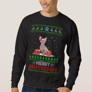 Navidades Sphynx Cat Lover Sphyn Sweater