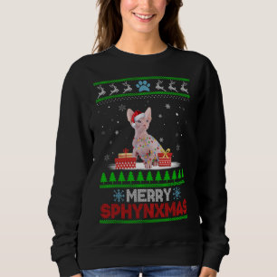 Navidades Sphynx Cat Lover Sphyn Sweater