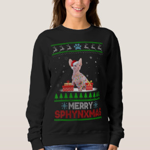 Navidades Sphynx Cat Lover Sphyn Sweater