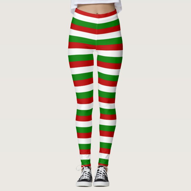 Navidades Stripes Leggings (Anverso)