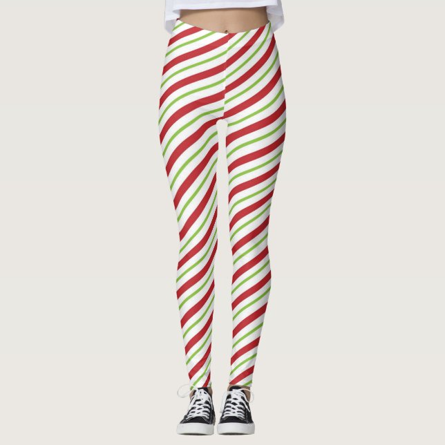 Navidades Stripes Leggings (Anverso)