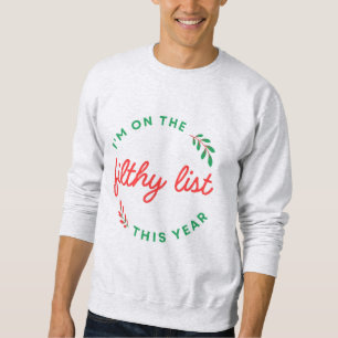Navidades sudaderas, un animal sucio, suéter