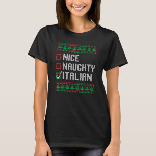 Navidades suéter lindo Cristo italiano travieso
