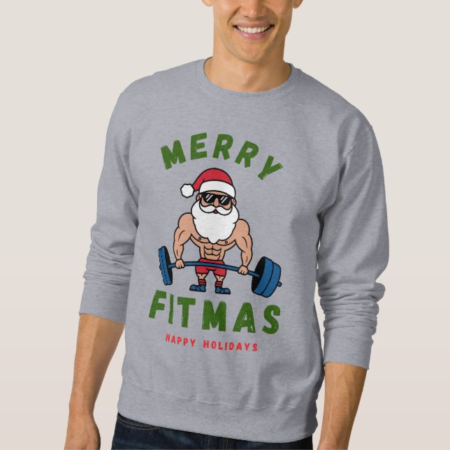 Navidades Sweatshirt, Gym fit, Sweater (Anverso)