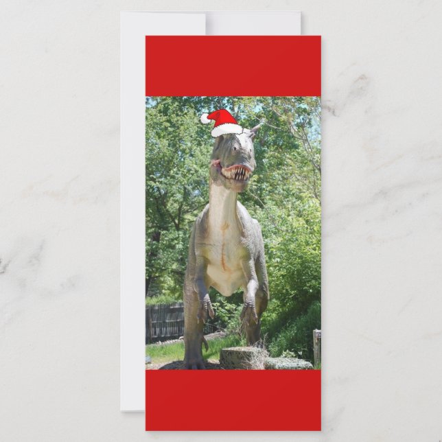 Navidades T-Rex Dinosaur (Anverso)