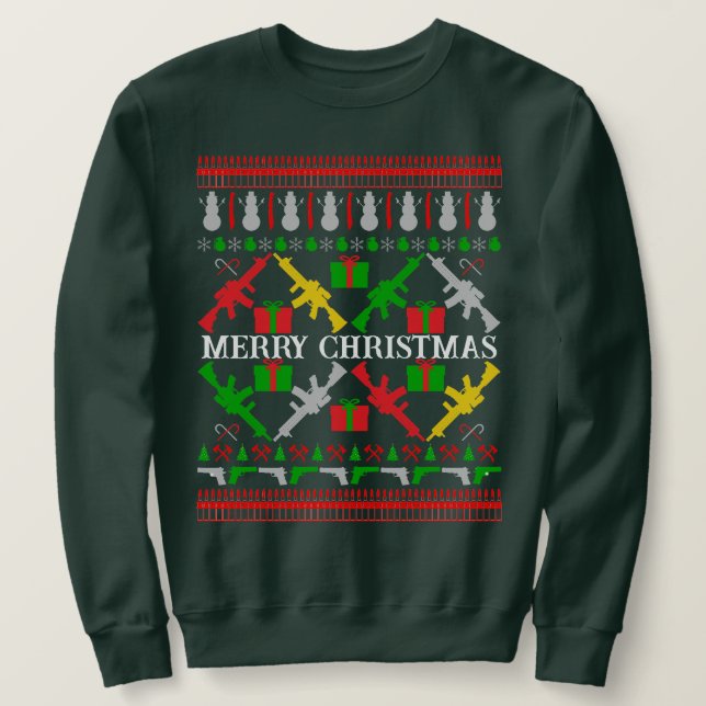 Navidades tácticos suéter (Anverso del diseño)
