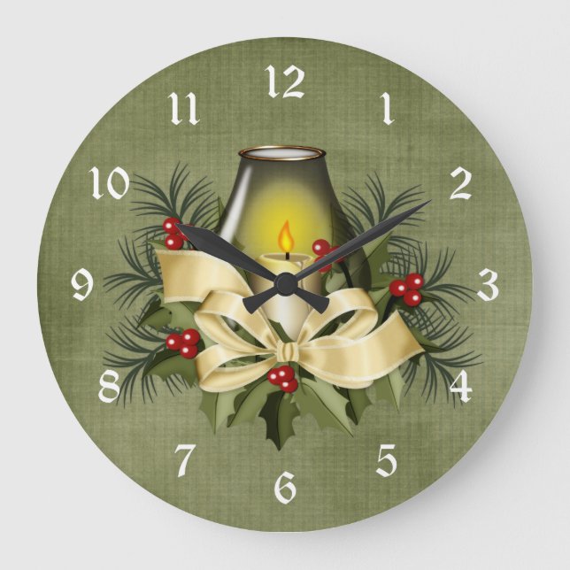 Navidades Tan bonitos vándalo reloj de pared de va (Anverso)