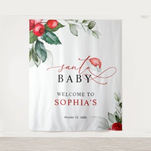 Navidades Tapiz Santa Baby Shower