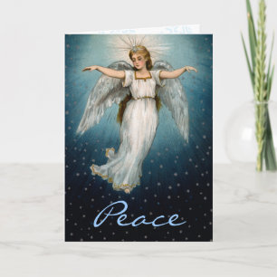 Navidades Tarjeta Ángel de la Paz