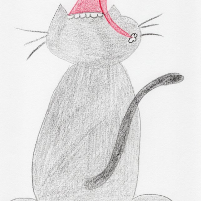 Navidades - Tarjeta de Navidades Meow-y (Subido por el creador)