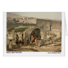 Navidades tarjeta del pozo de María - Foto de Tier