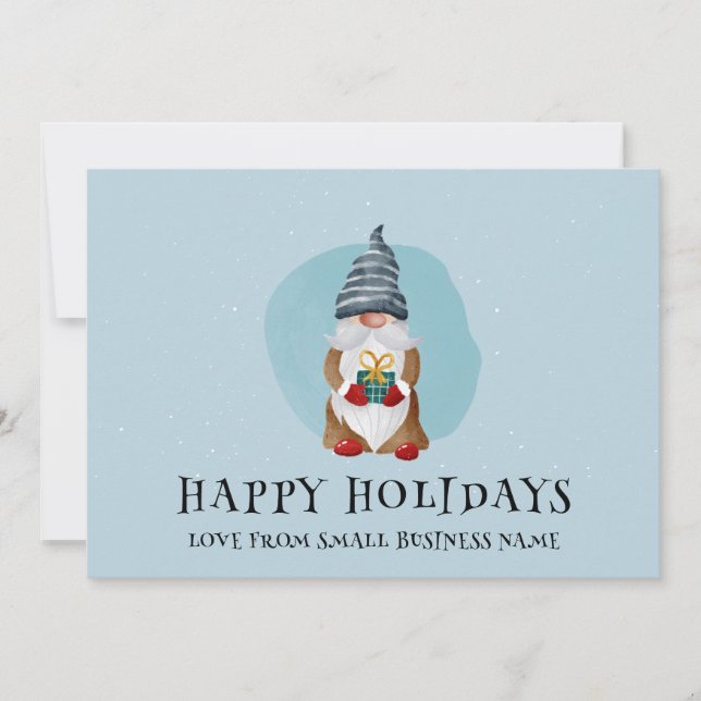 Navidades Tarjeta Felices Fiestas Personalizadas O (Anverso)